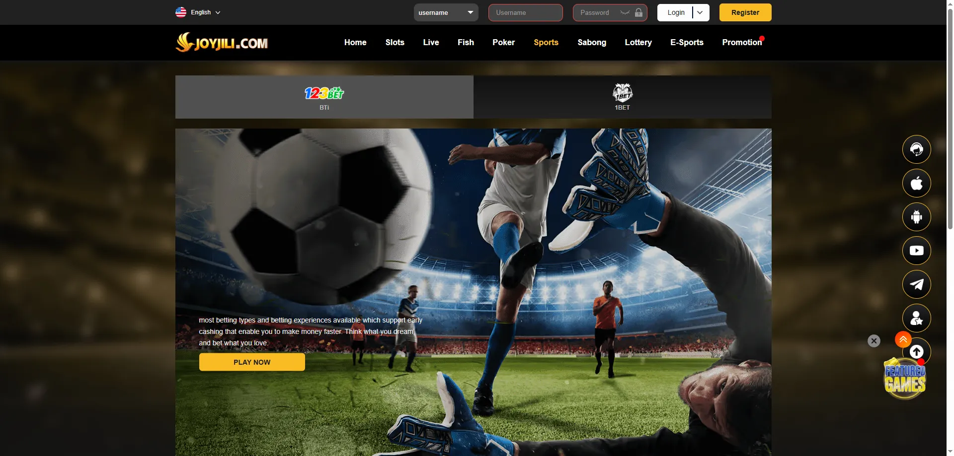Joyjili sports betting — cricket, football and kabaddi markets